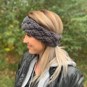 Handmade crochet ear warmer